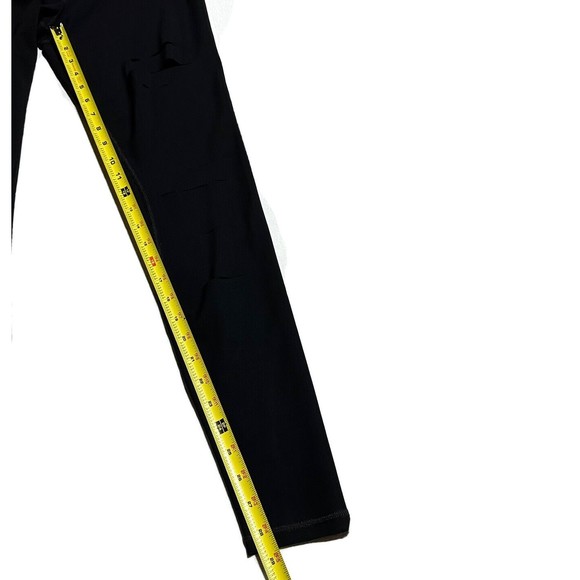 ALO Yoga High Waisted Ripped Warrior Black Leggings Women’s Size M Medium - Picture 13 of 13